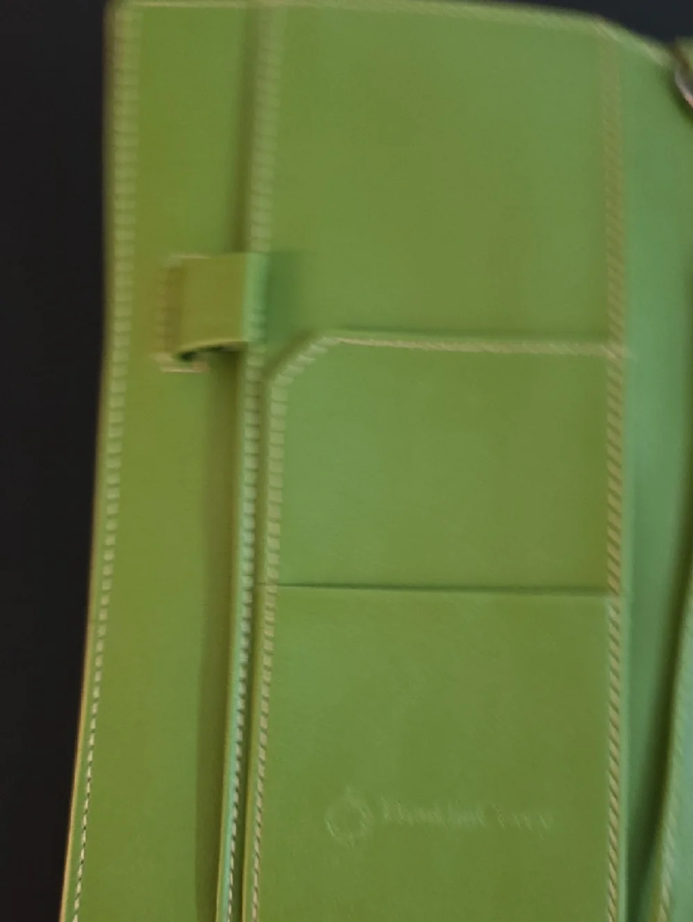 Franklin Covey Green Leather Travel Wallet